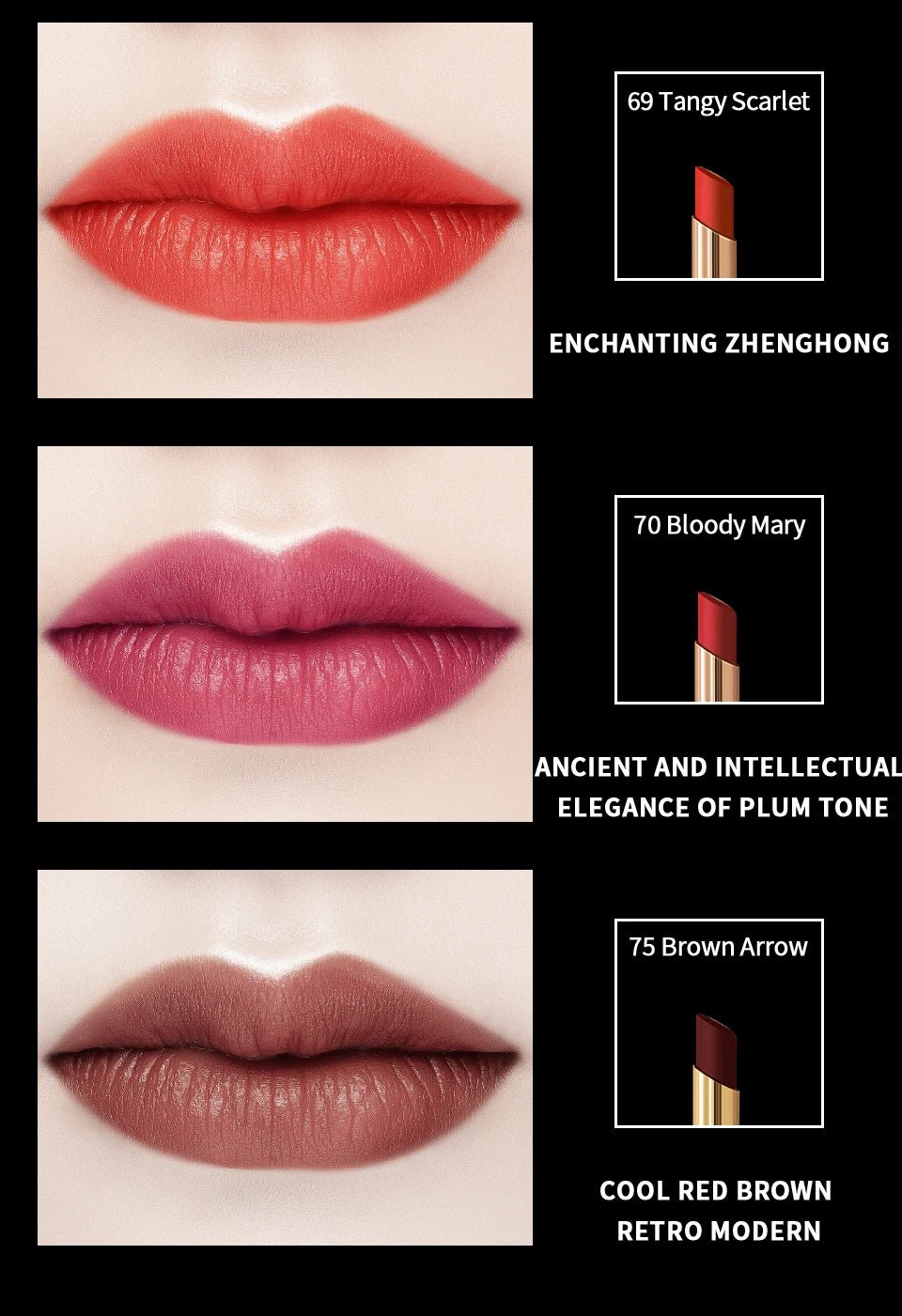 CHARMACY 16 Colors Waterproof Velvet Lipstick — Long-Lasting Matte Lip Makeup | Mzunye