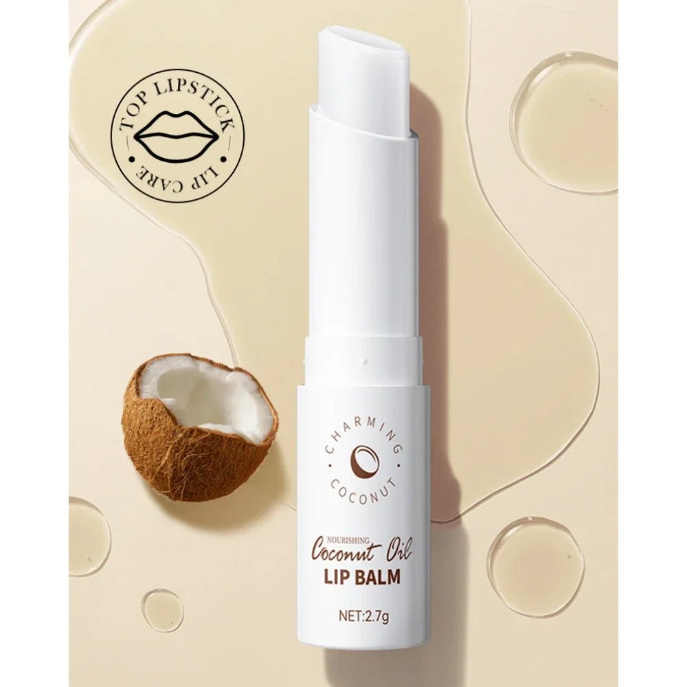 Coconut Lip Balm Lasting Nourishment and Moisture for Men and Women Daily Care Lip Balm - Mzunye