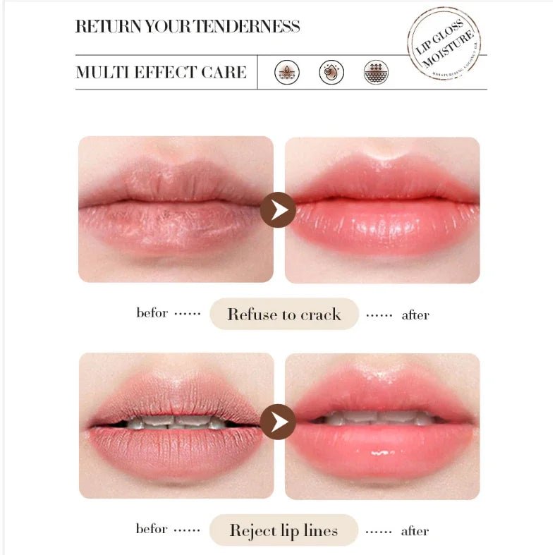 Coconut Lip Balm Lasting Nourishment and Moisture for Men and Women Daily Care Lip Balm - Mzunye