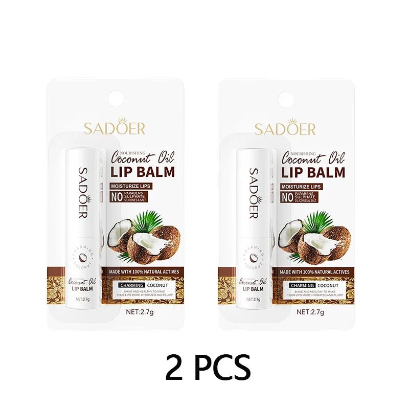 Coconut Lip Balm Lasting Nourishment and Moisture for Men and Women Daily Care Lip Balm - Mzunye