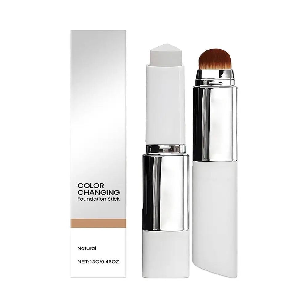 Color - Changing Foundation Stick — 2 - in - 1 Lightweight Brightening Formula - Mzunye