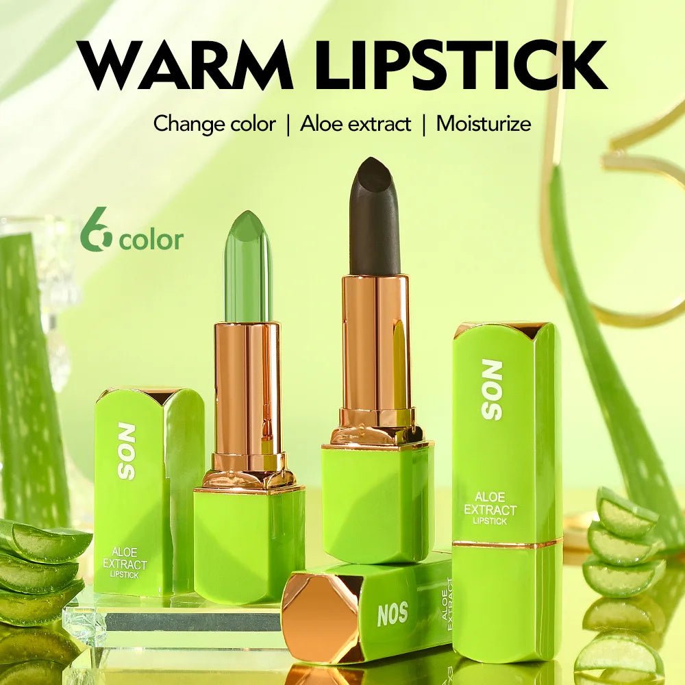 Colorful Natural Lip Gloss Lipstick — Waterproof Long - Lasting Non - Smudge Moisturizing Female Makeup in 6 Shades - Mzunye