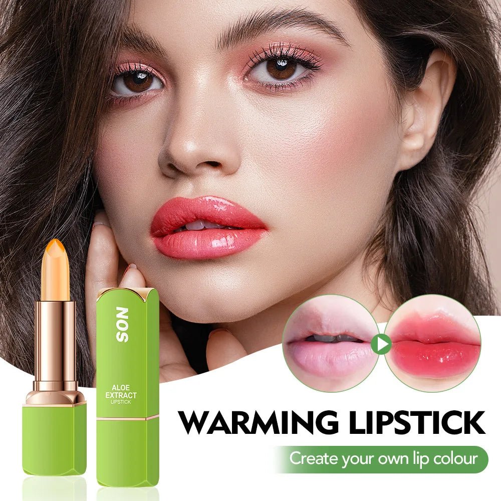 Colorful Natural Lip Gloss Lipstick — Waterproof Long - Lasting Non - Smudge Moisturizing Female Makeup in 6 Shades - Mzunye