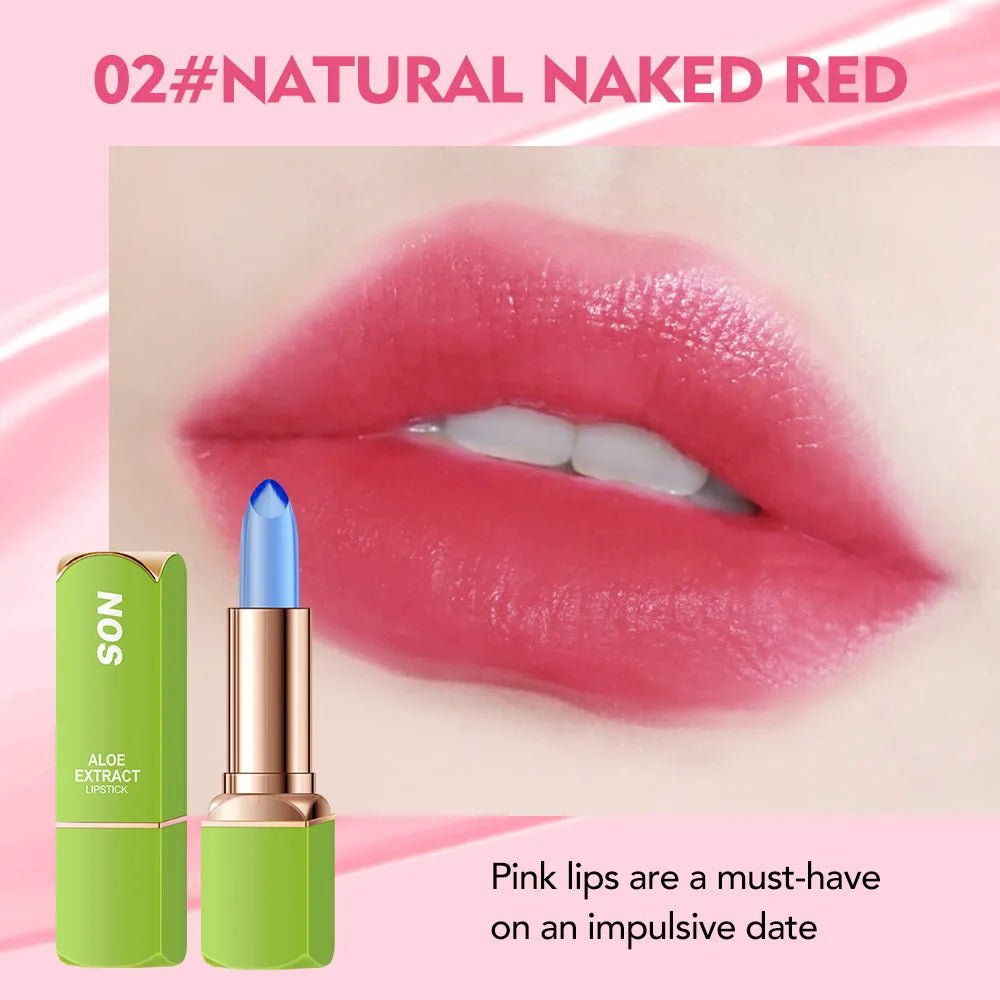 Colorful Natural Lip Gloss Lipstick — Waterproof Long - Lasting Non - Smudge Moisturizing Female Makeup in 6 Shades - Mzunye