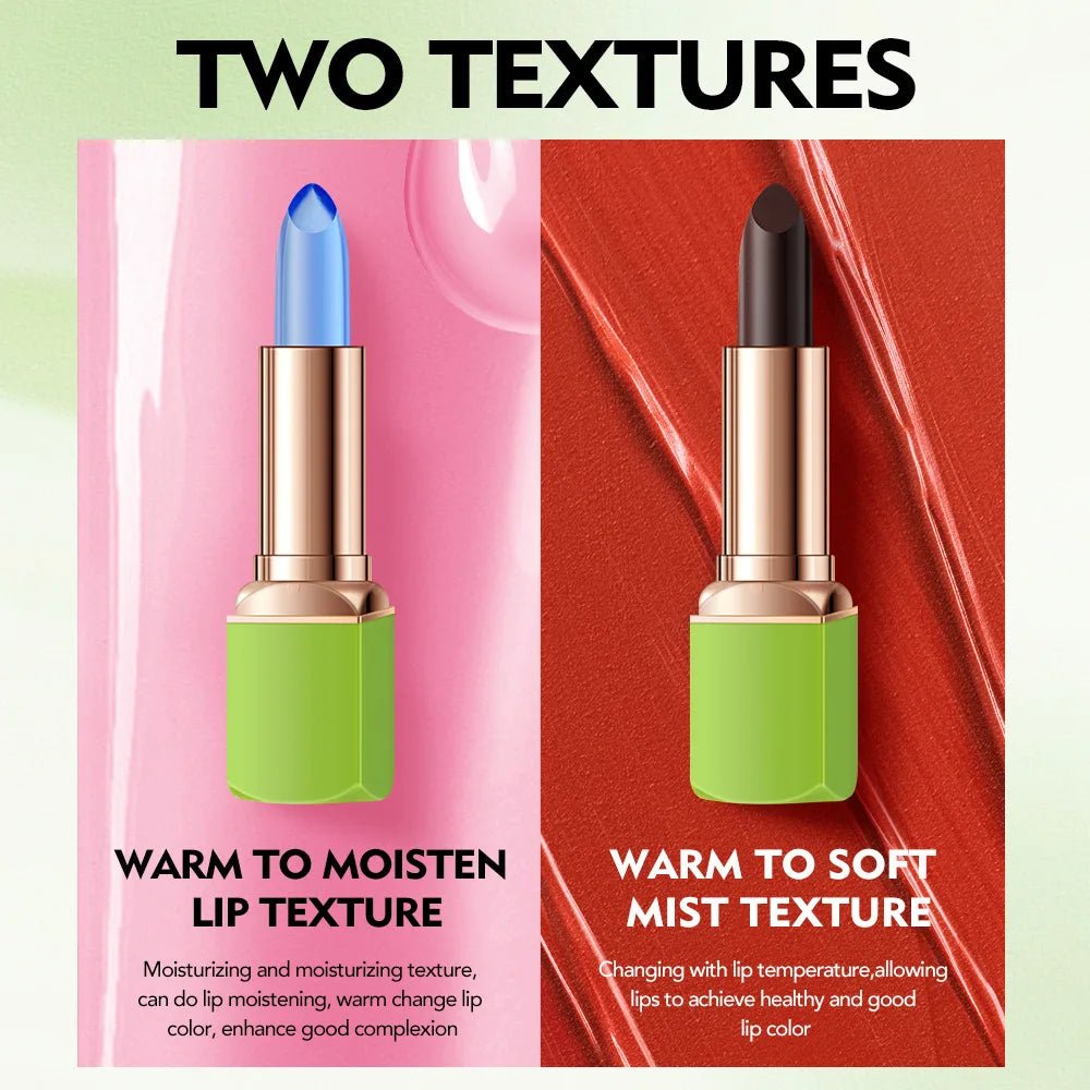 Colorful Natural Lip Gloss Lipstick — Waterproof Long - Lasting Non - Smudge Moisturizing Female Makeup in 6 Shades - Mzunye