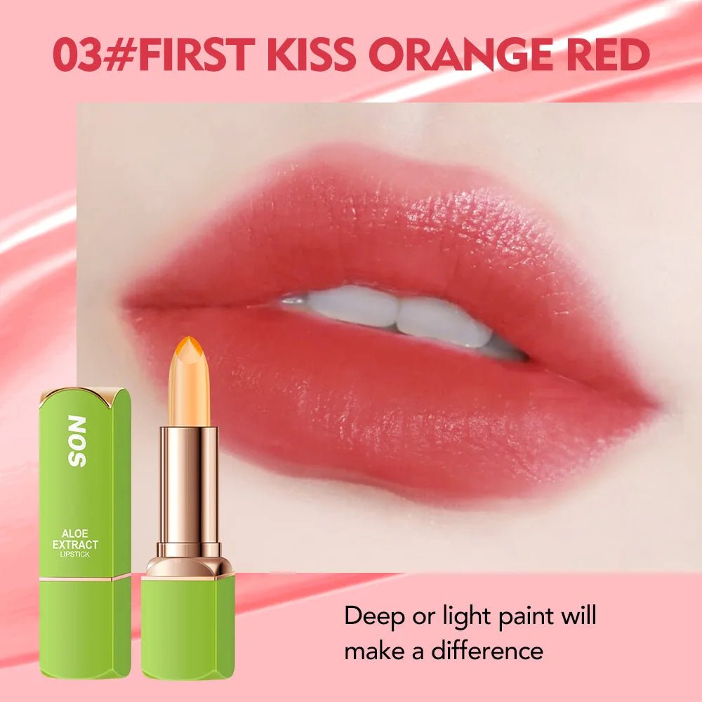 Colorful Natural Lip Gloss Lipstick — Waterproof Long - Lasting Non - Smudge Moisturizing Female Makeup in 6 Shades - Mzunye