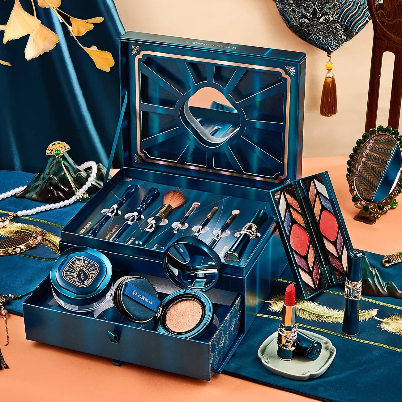 Complete Makeup Cosmetic Gift Set — 12 or 18 - Piece Full Face Beauty Collection - Mzunye