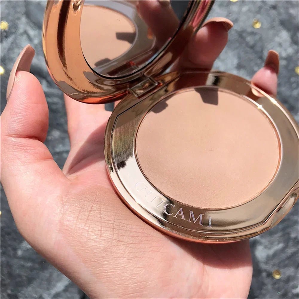 Contour & Bronzer Palette — Face Sculpting Shadow Powder, Nose Contour & Concealer | Light & Dark Brown - Mzunye