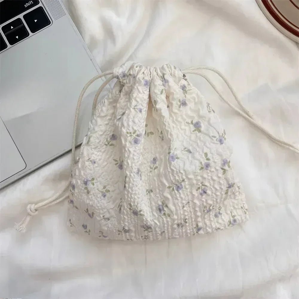 Cute Bear Drawstring Storage Bag – Large Capacity Cosmetic & Travel Organizer - Mzunye