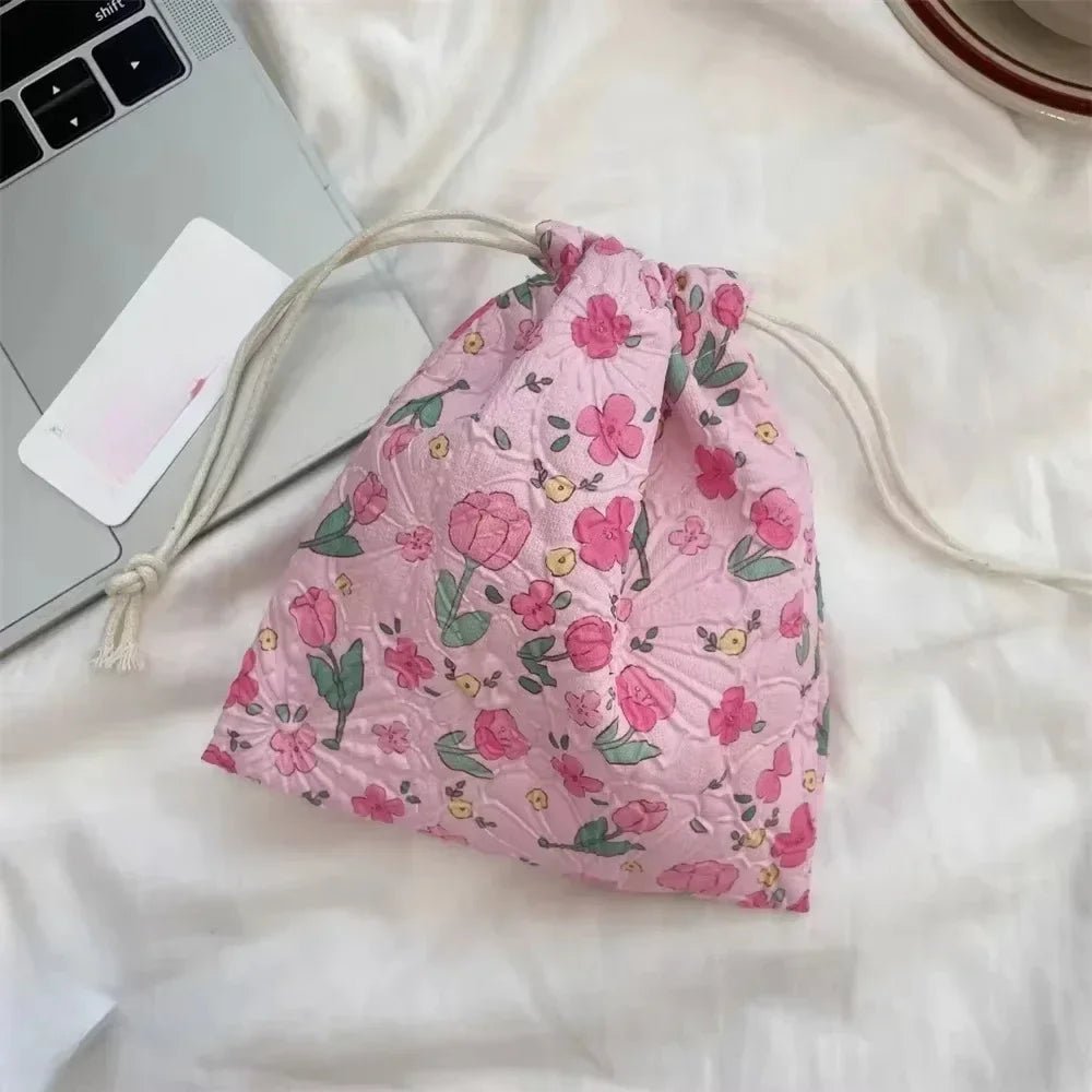 Cute Bear Drawstring Storage Bag – Large Capacity Cosmetic & Travel Organizer - Mzunye