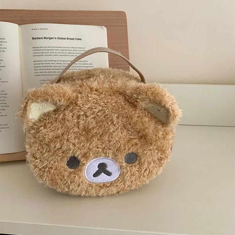 Cute Plush Bear Cosmetic Storage Bag – Travel Organizer - Mzunye