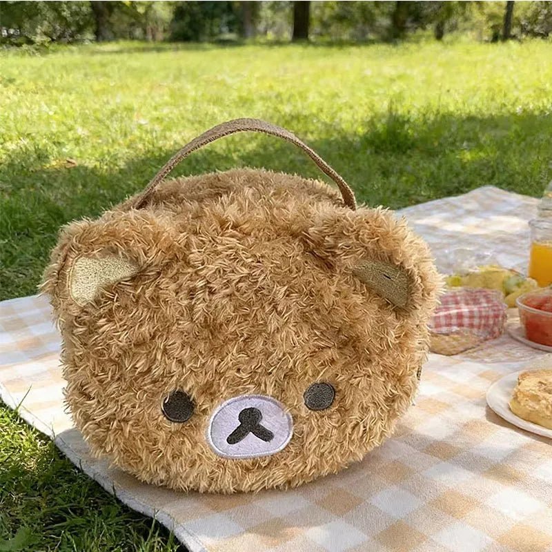 Cute Plush Bear Cosmetic Storage Bag – Travel Organizer - Mzunye