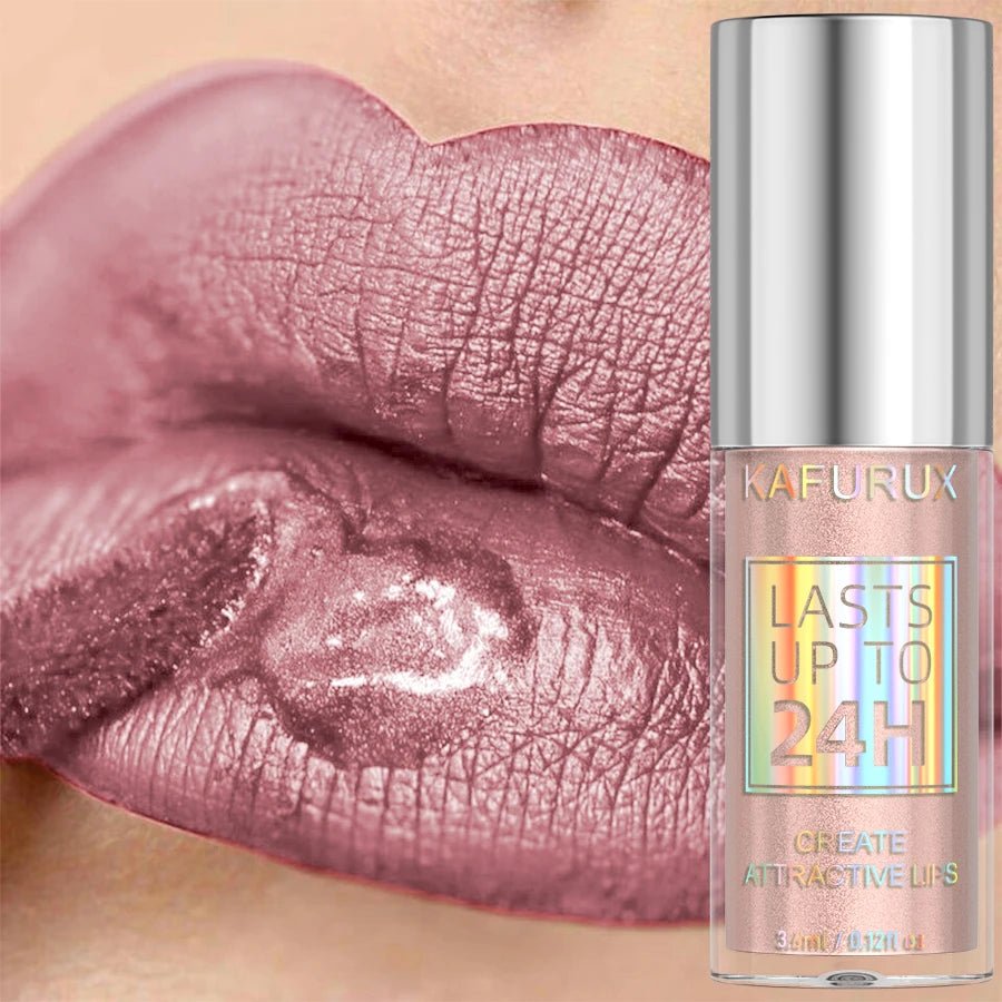 Diamond Glitter Lip Glaze — 20 Shades Waterproof Shimmer Sparkling Liquid Lipstick for Women - Mzunye