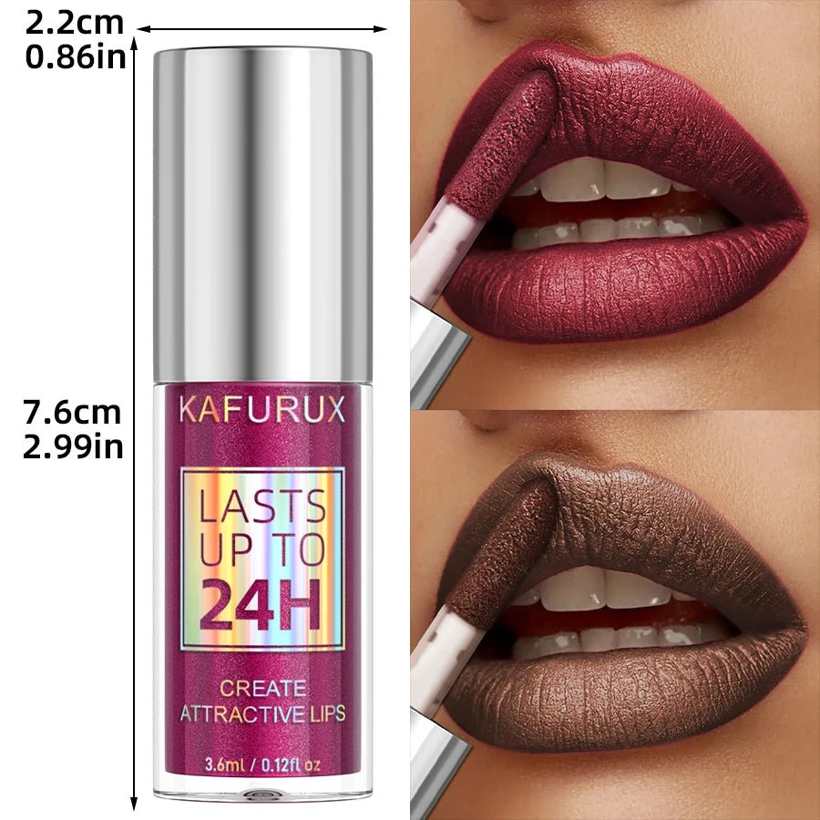 Diamond Glitter Lip Glaze — 20 Shades Waterproof Shimmer Sparkling Liquid Lipstick for Women - Mzunye