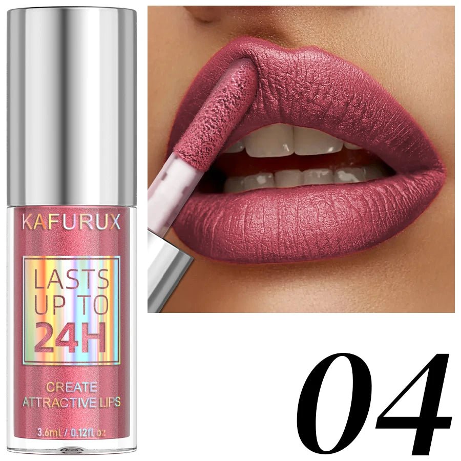 Diamond Glitter Lip Glaze — 20 Shades Waterproof Shimmer Sparkling Liquid Lipstick for Women - Mzunye