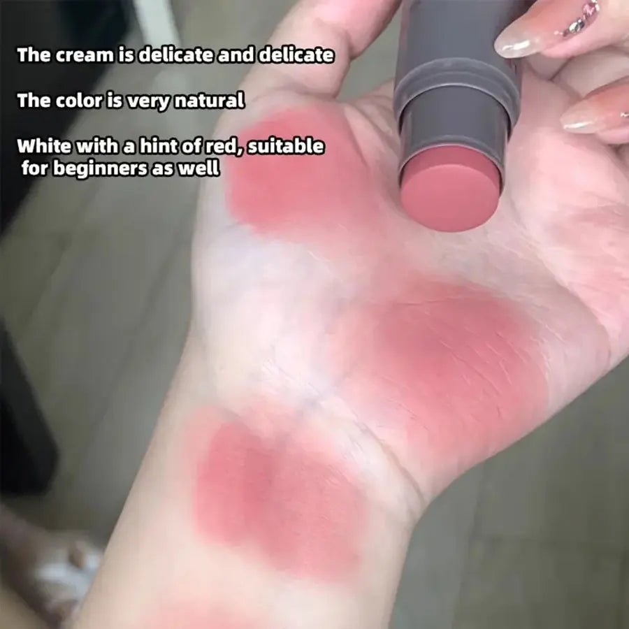 Double - Ended Creamy Blush Stick — Natural Matte Flush in 3 Shades - Mzunye