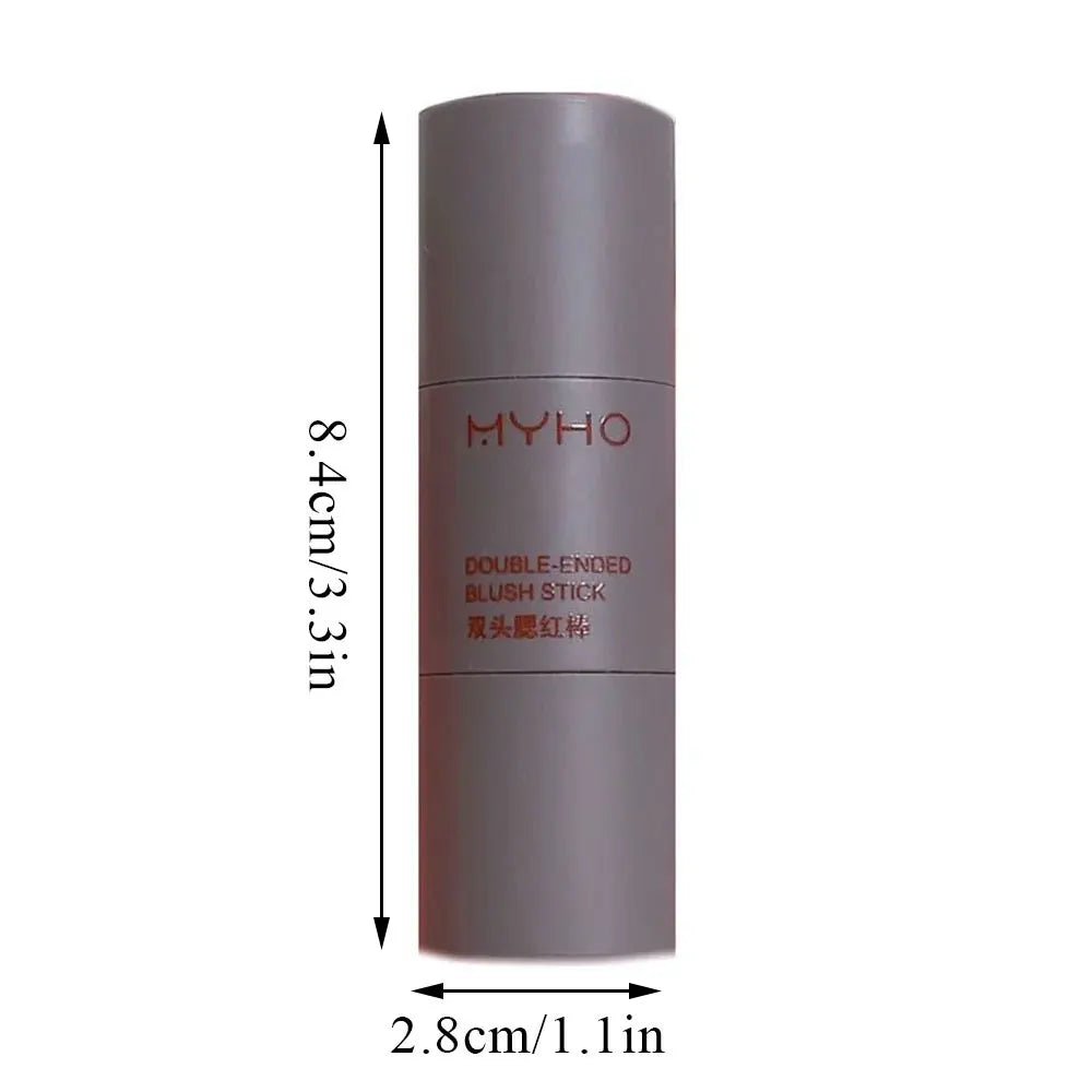 Double - Ended Creamy Blush Stick — Natural Matte Flush in 3 Shades - Mzunye