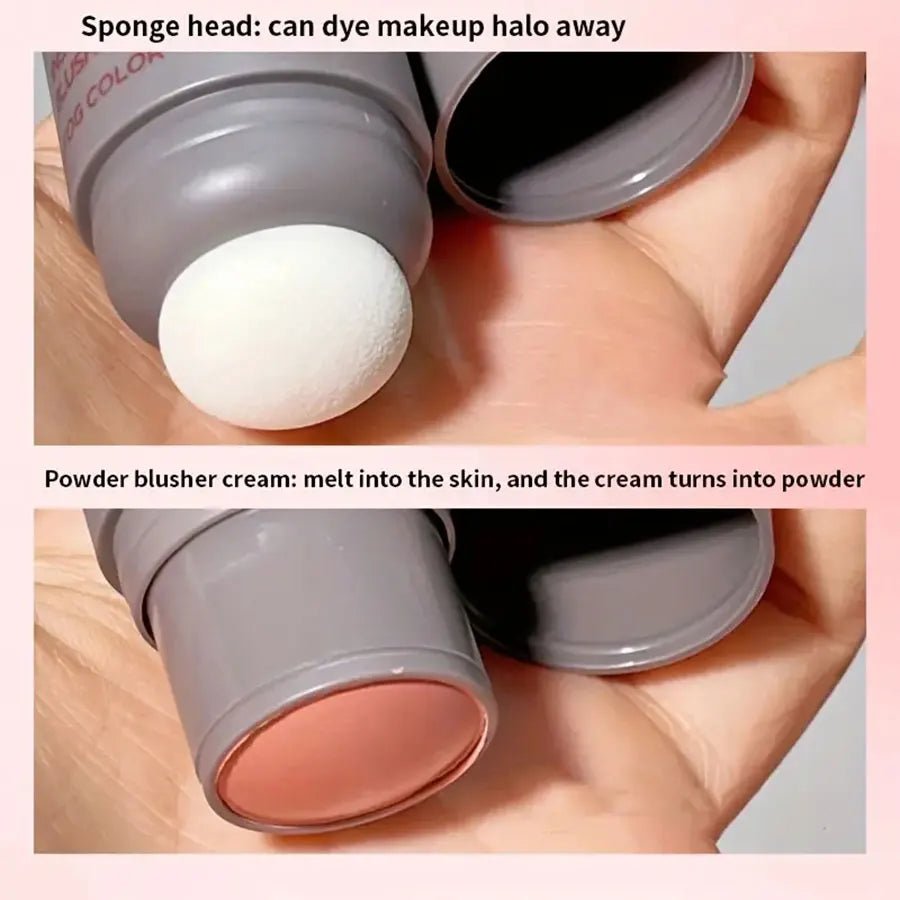Double - Ended Creamy Blush Stick — Natural Matte Flush in 3 Shades - Mzunye