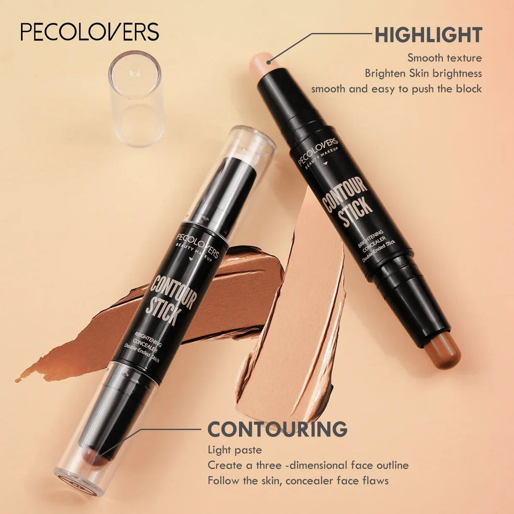 Dual - Ended Contour & Highlight Pen — Waterproof, Precise & Blendable - Mzunye