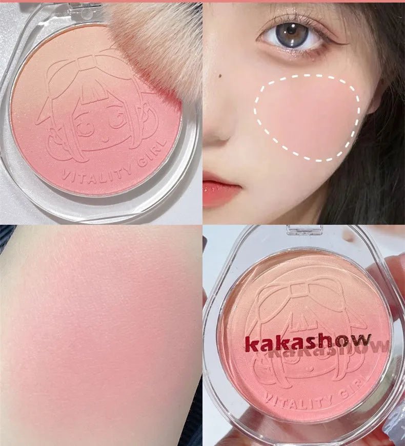 Dual Gradient Blush & Highlighter — Brightening Natural Cheek Glow in 4 Shades - Mzunye