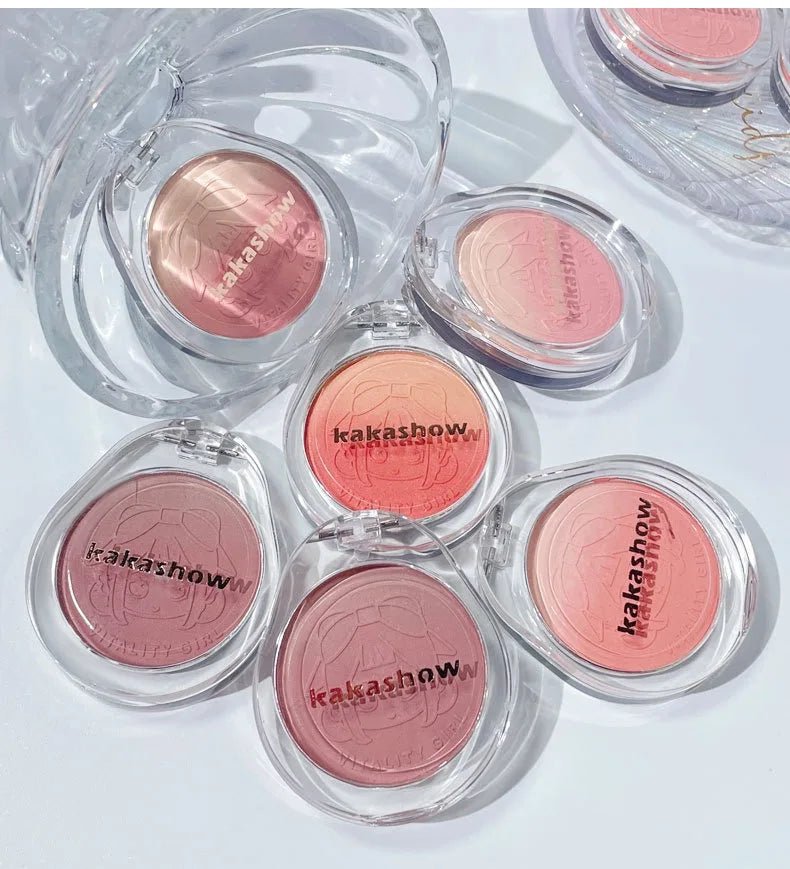 Dual Gradient Blush & Highlighter — Brightening Natural Cheek Glow in 4 Shades - Mzunye
