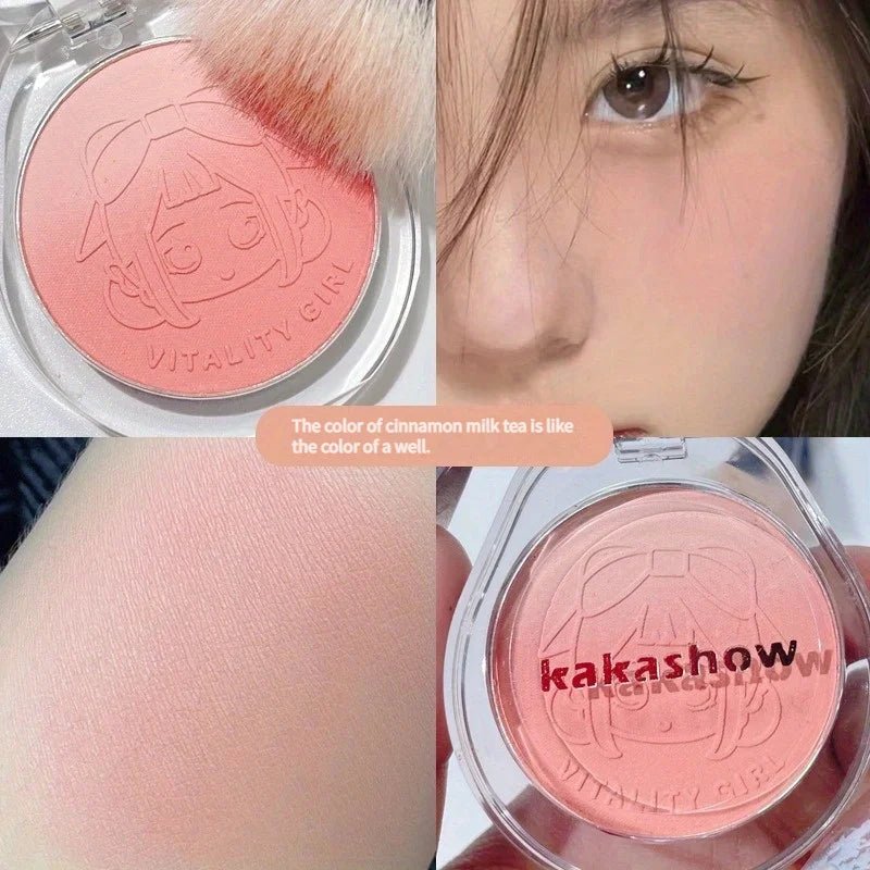Dual Gradient Blush & Highlighter — Brightening Natural Cheek Glow in 4 Shades - Mzunye