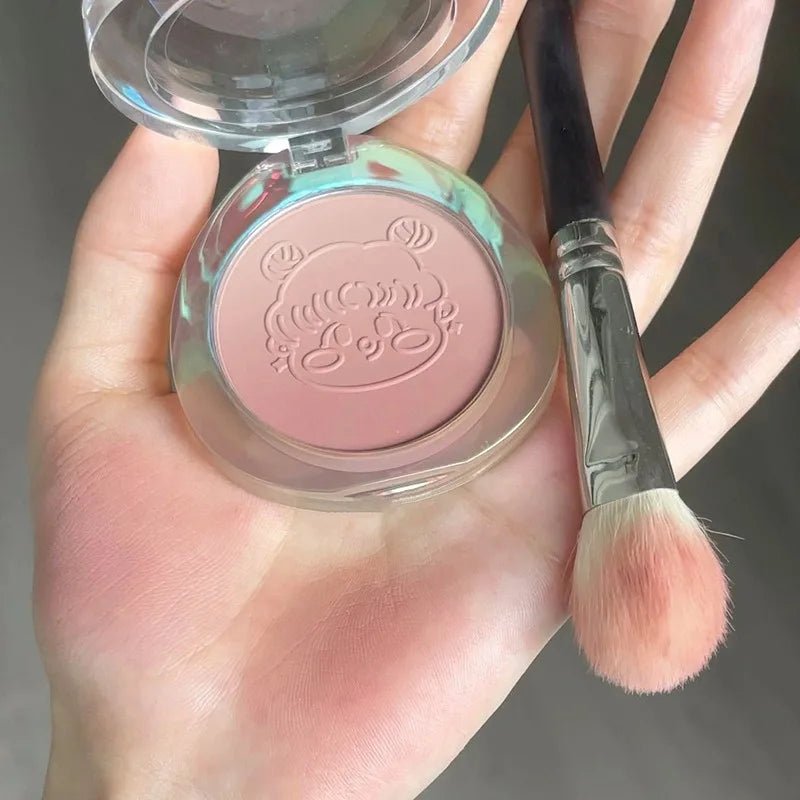 Dual Gradient Blush & Highlighter — Brightening Natural Cheek Glow in 4 Shades - Mzunye