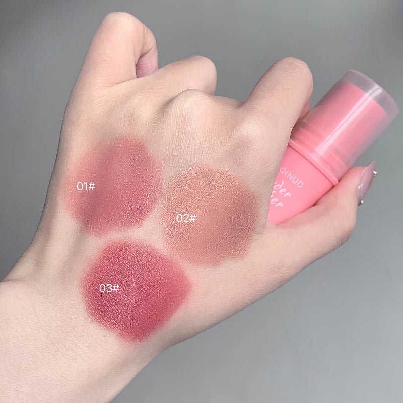 Energizing Creamy Blush Stick — Natural Matte Youthful Glow in 3 Shades - Mzunye