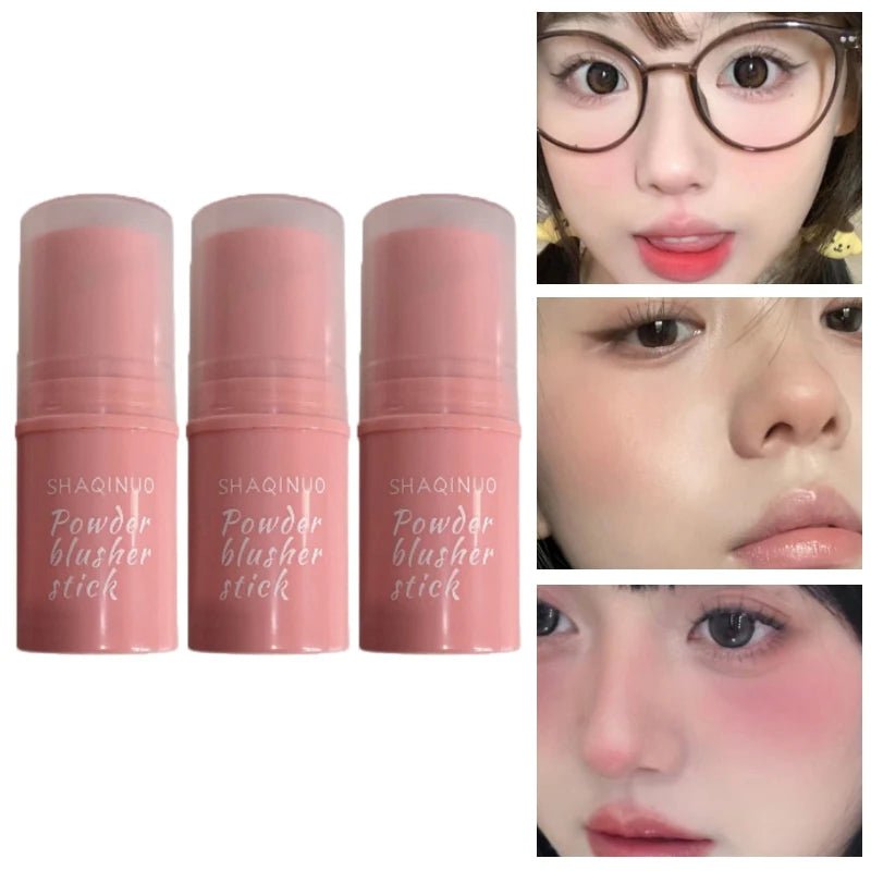 Energizing Creamy Blush Stick — Natural Matte Youthful Glow in 3 Shades - Mzunye
