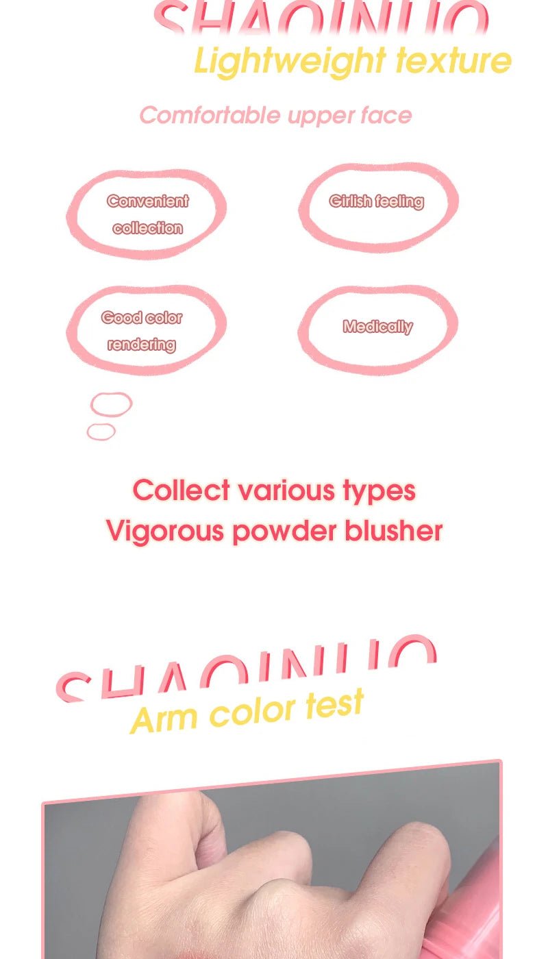 Energizing Creamy Blush Stick — Natural Matte Youthful Glow in 3 Shades - Mzunye