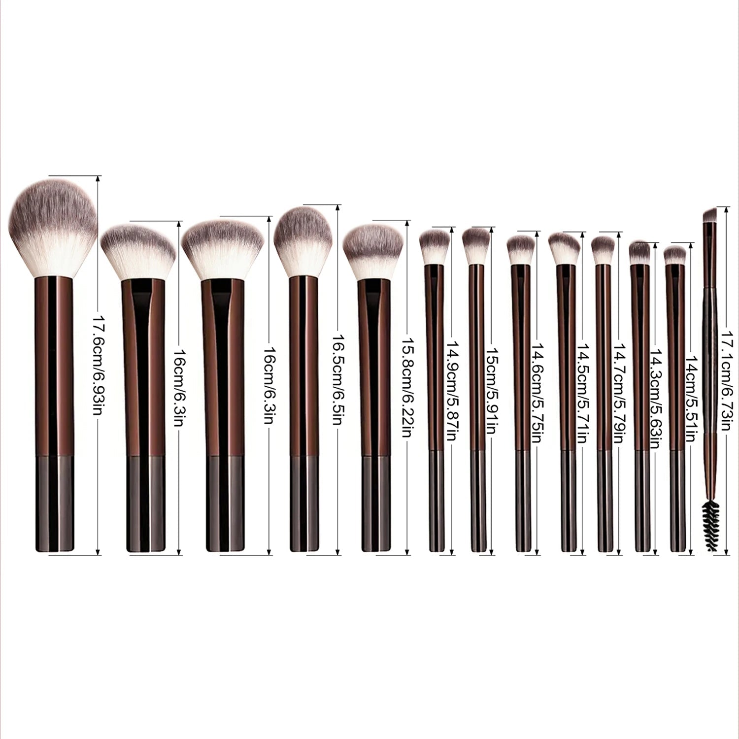 Flawless Blending • Soft Bristles • Complete Face & Eye Kit - Mzunye