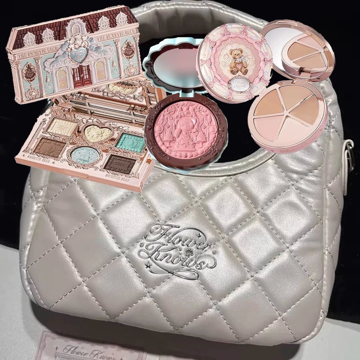 Flower Knows Luxury Makeup Gift Set — Concealer, Blusher & Lipstick Collection - Mzunye
