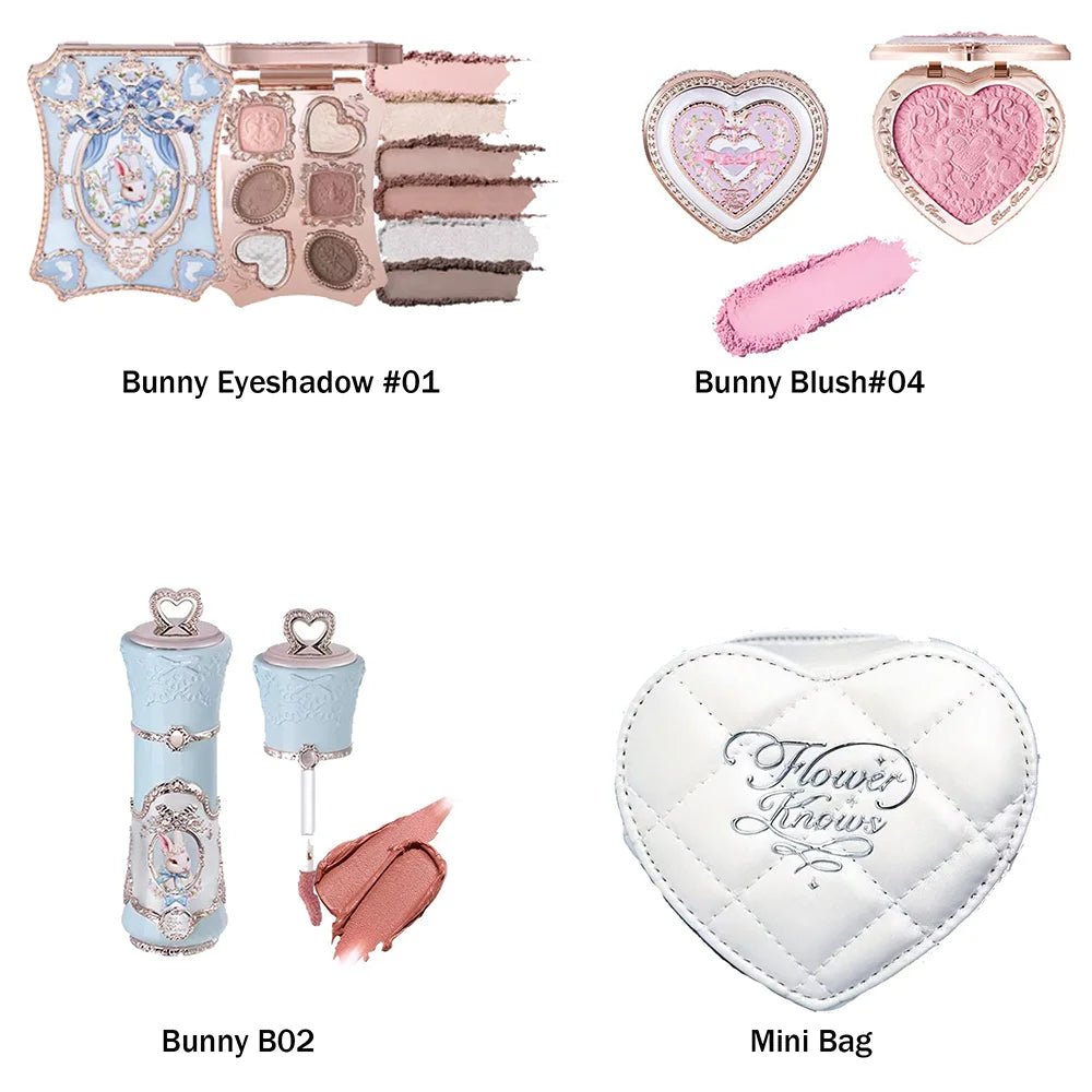 Flower Knows Luxury Makeup Gift Set — Concealer, Blusher & Lipstick Collection - Mzunye