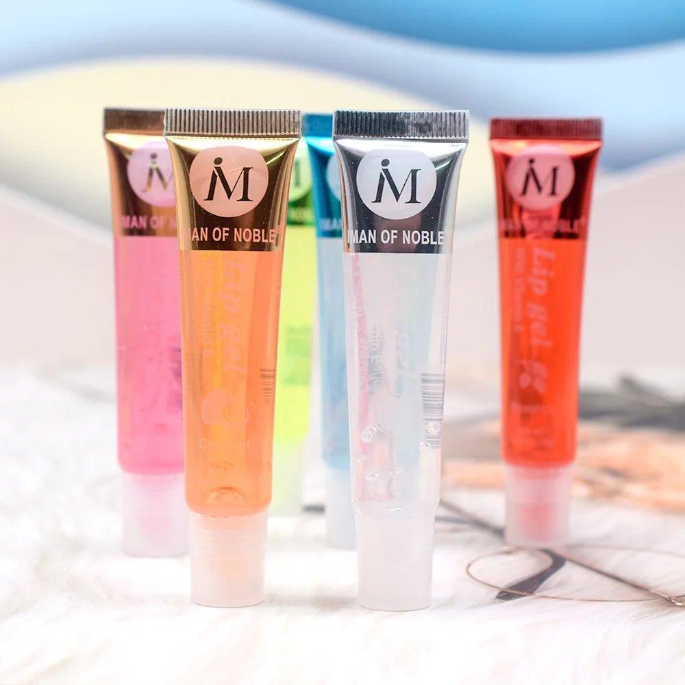 Fruity Glam 6 - Piece Lip Gloss Set — Hydrating Watery Glossy Lips - Mzunye
