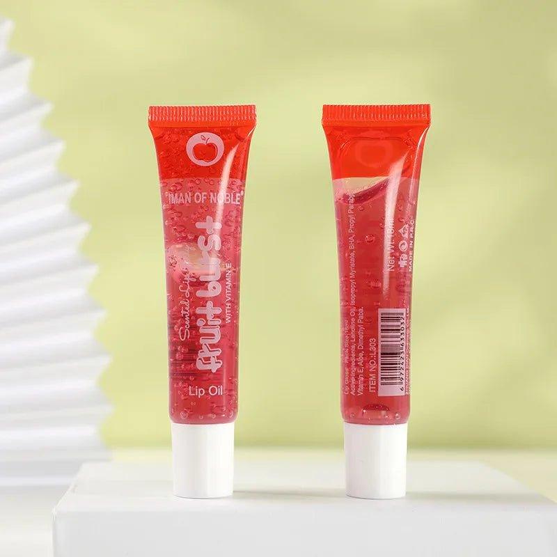 Fruity Glam 6 - Piece Lip Gloss Set — Hydrating Watery Glossy Lips - Mzunye