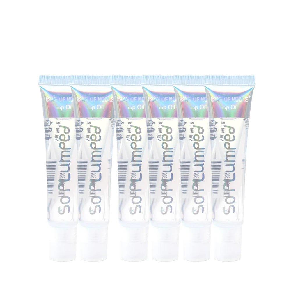 Fruity Glam 6 - Piece Lip Gloss Set — Hydrating Watery Glossy Lips - Mzunye