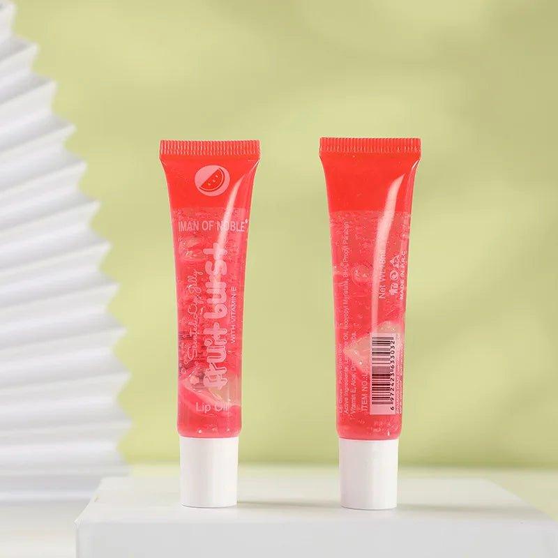 Fruity Glam 6 - Piece Lip Gloss Set — Hydrating Watery Glossy Lips - Mzunye