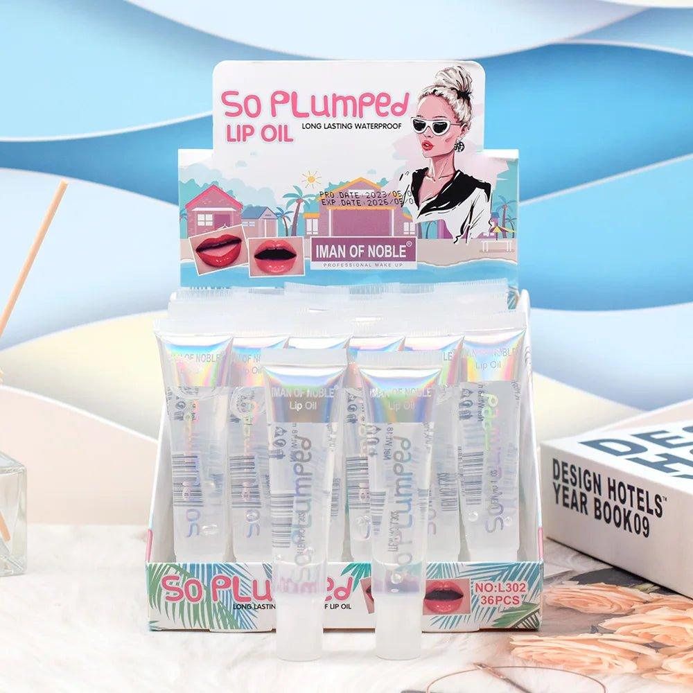 Fruity Glam 6 - Piece Lip Gloss Set — Hydrating Watery Glossy Lips - Mzunye