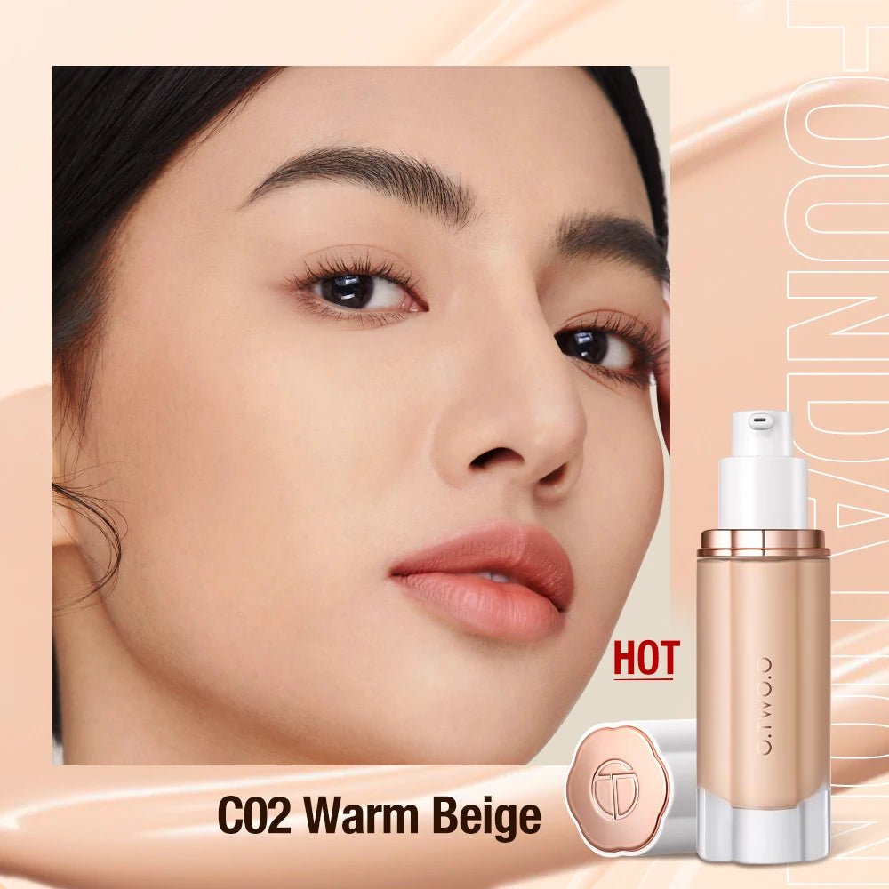 Full Coverage Liquid Foundation SPF30 — Matte Finish, Waterproof, 30ml - Mzunye