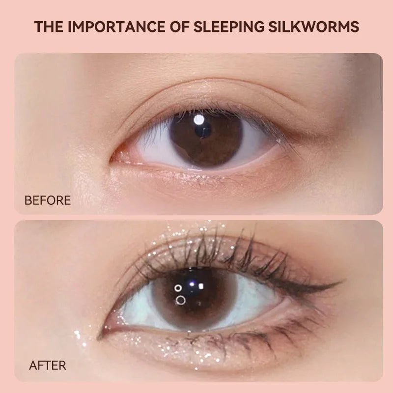 GECOMO Dual - Ended 3D Silkworm Highlighter Pen — Brightening, Waterproof, Long - Lasting - Mzunye