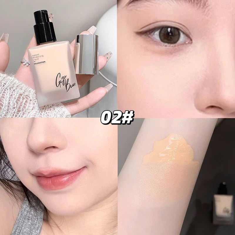 Gege Bear Light Liquid Foundation — Natural Finish, Waterproof & Sweat - Proof - Mzunye