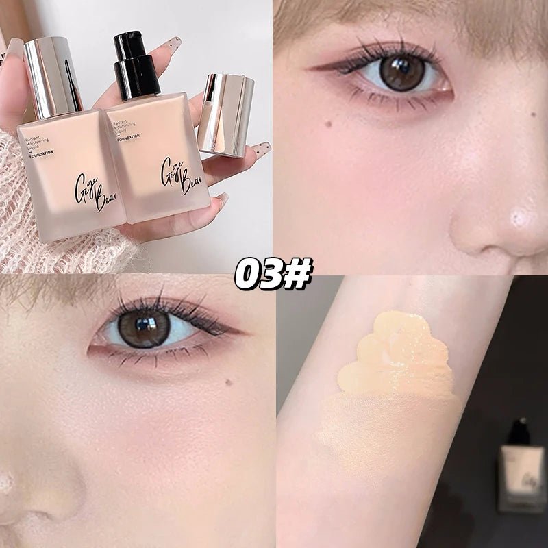 Gege Bear Light Liquid Foundation — Natural Finish, Waterproof & Sweat - Proof - Mzunye