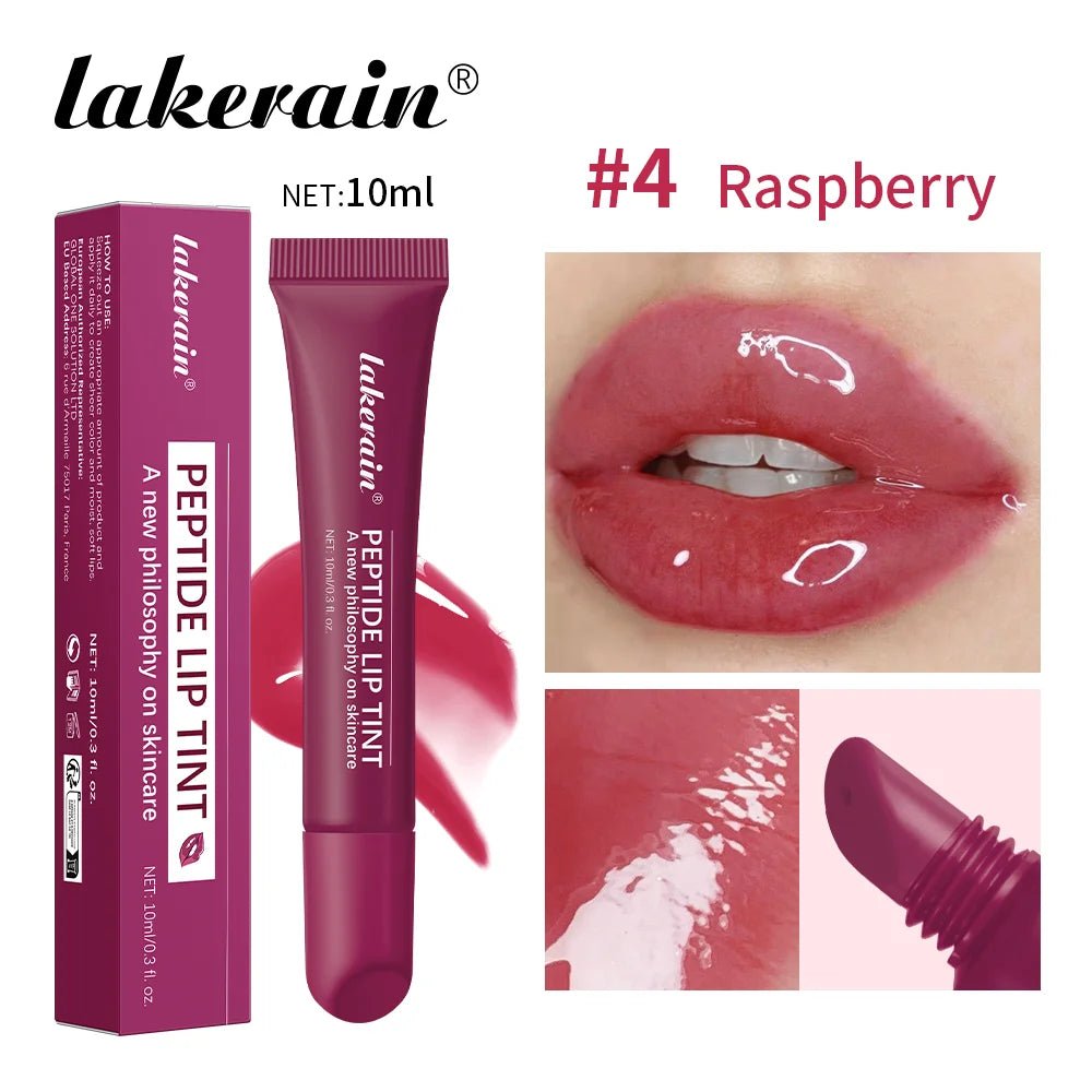 Glass Lip Oil Serum — 10ml Jelly Mirror Glaze with 8 Shades - Mzunye