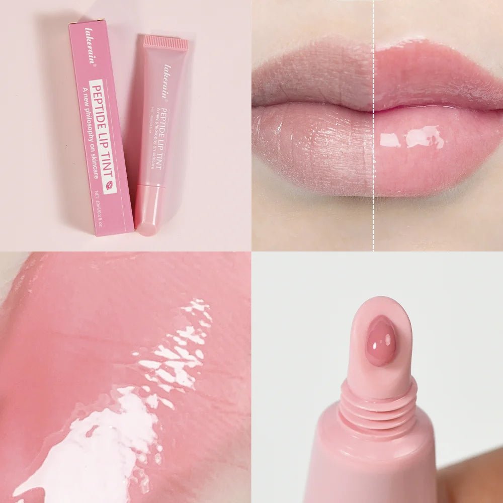 Glass Lip Oil Serum — 10ml Jelly Mirror Glaze with 8 Shades - Mzunye