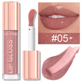 Glitter Lip Gloss — Moisturizing Waterproof Natural Lip Plumper with High Pigment & Long - Lasting Tint - Mzunye