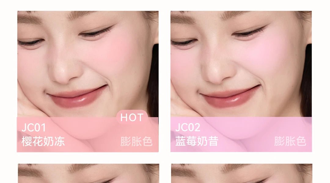 Glossy Moisturizing Liquid Blush — Natural Long - Lasting Cheek Rouge in 7 Shades - Mzunye
