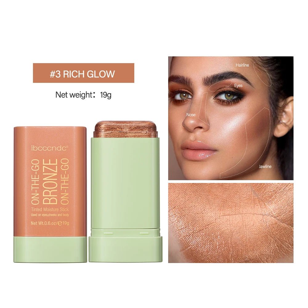 Glow Blush Stick — Waterproof Cream Blusher in 7 Shades - Mzunye