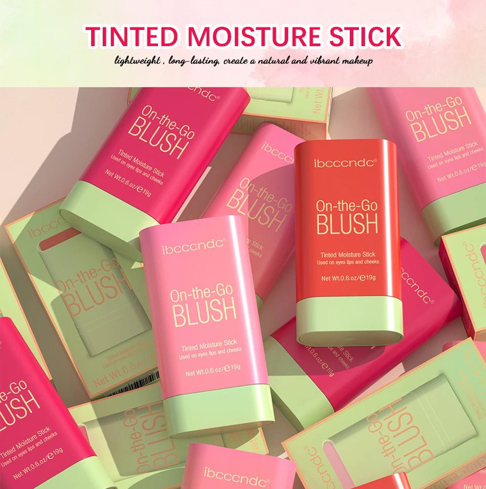 Glow Blush Stick — Waterproof Cream Blusher in 7 Shades - Mzunye