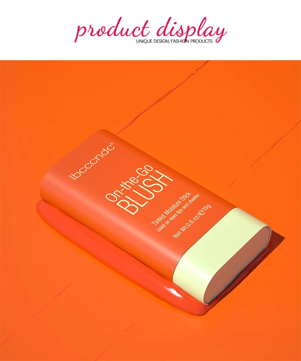 Glow Blush Stick — Waterproof Cream Blusher in 7 Shades - Mzunye