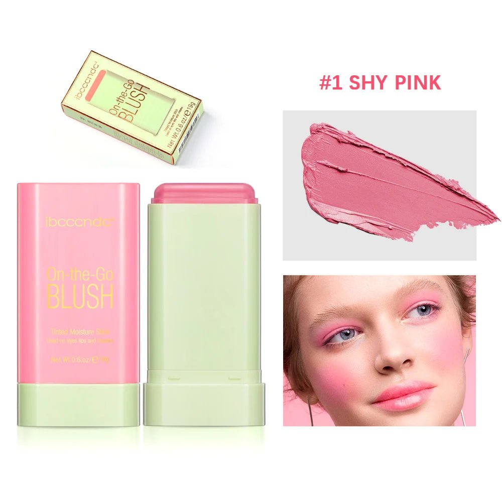 Glow Blush Stick — Waterproof Cream Blusher in 7 Shades - Mzunye